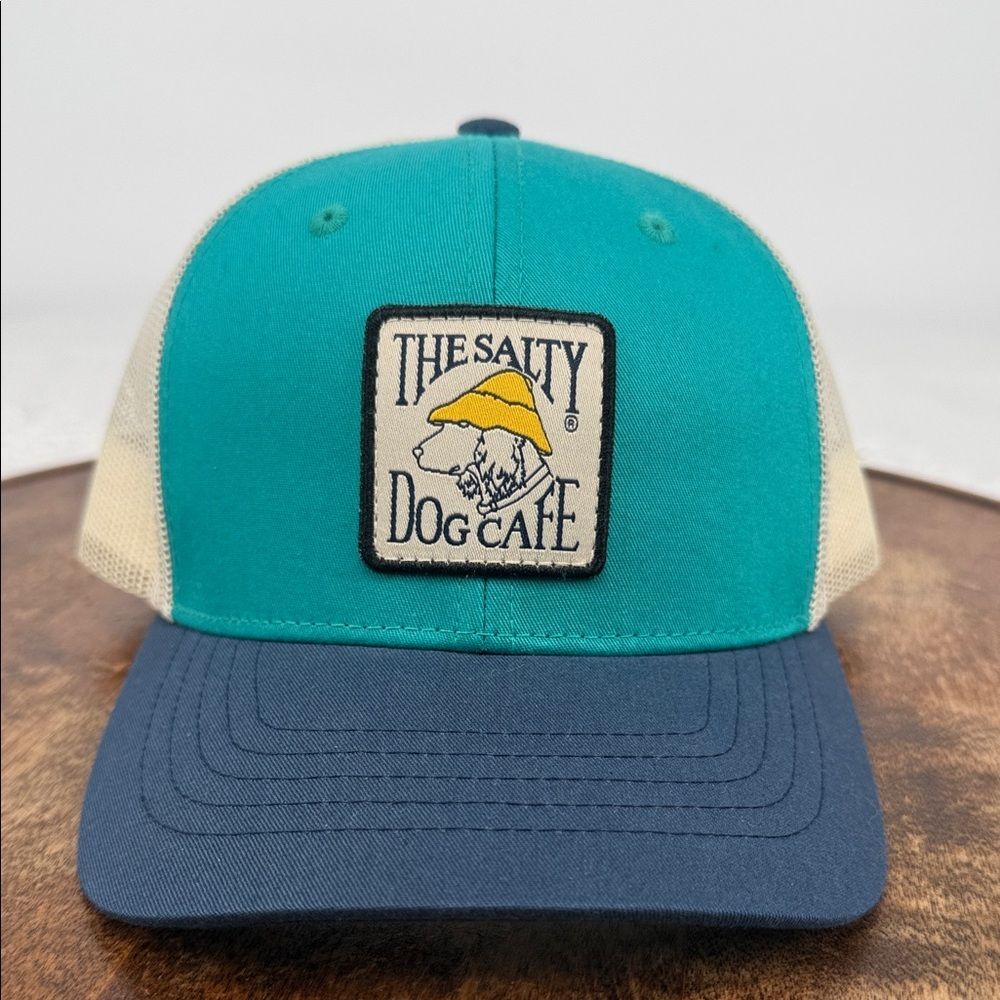 Salty Dog Cafe Hat Trucker Baseball Cap Mesh Snapback Youth Kids Hilton Head